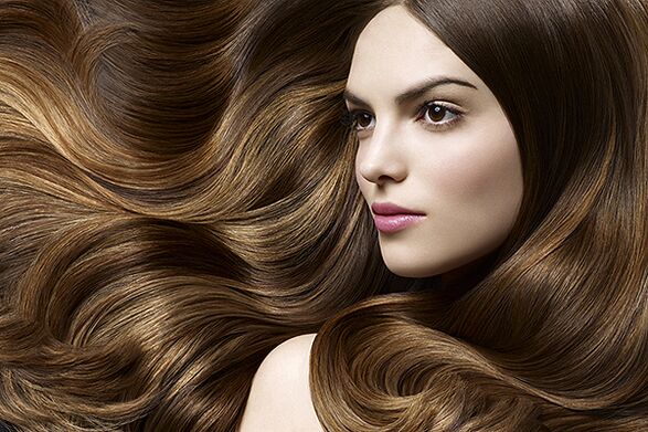 A beleza do cabelo