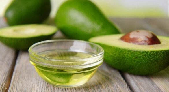 Avacado e aceite